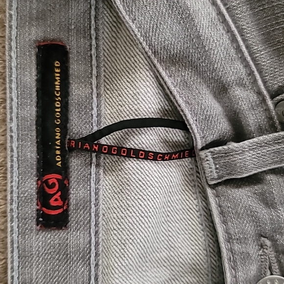 Adriano Goldschmied "The Casablanca" Grey Womens Jeans Size 27 nicely Distressed - Picture 6 of 16